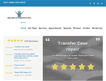 Tablet Screenshot of millerautofamily.com